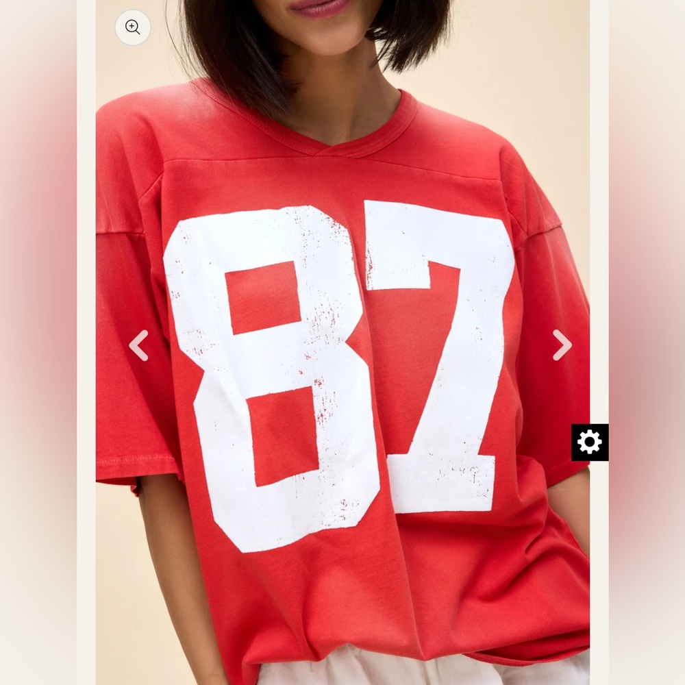 DAYDREAMER Oversized Jersey “87” Tee